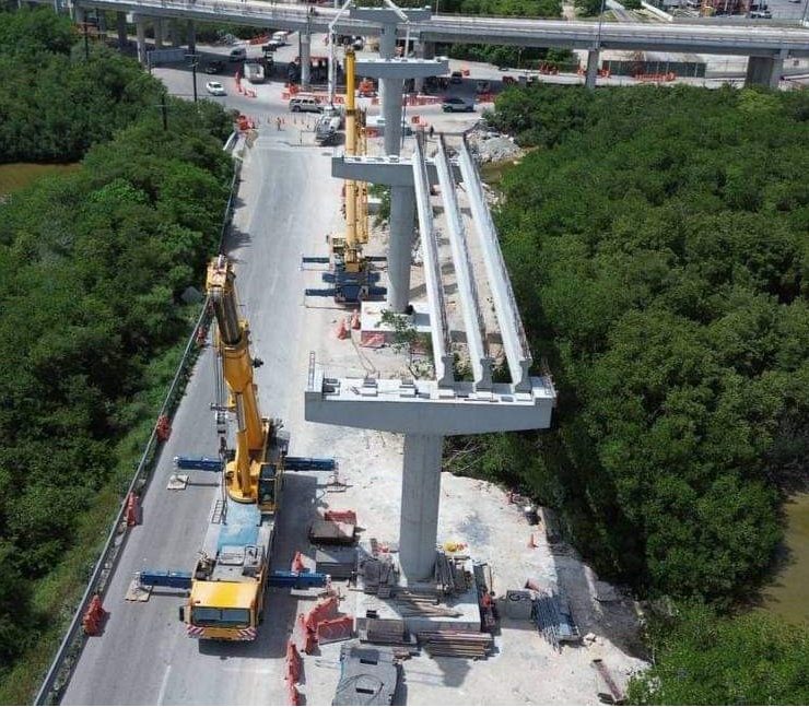 Avanza a buen ritmo la construcción del Viaducto Elevado de Progreso