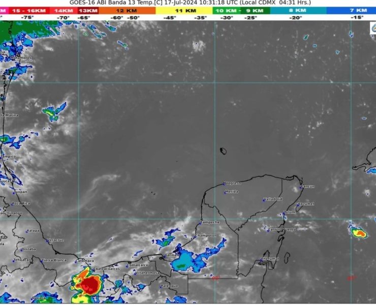 Clima de hoy 17 de julio en Quintana Roo