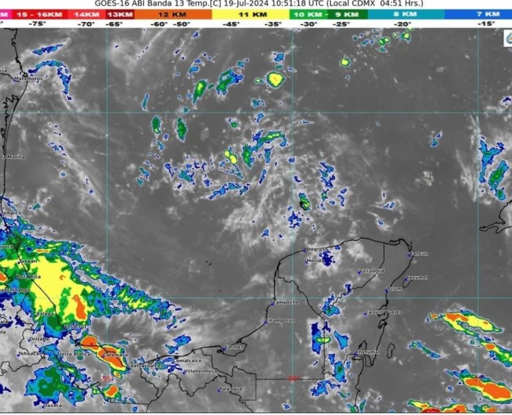 Clima de hoy 19 de Julio en Quintana Roo