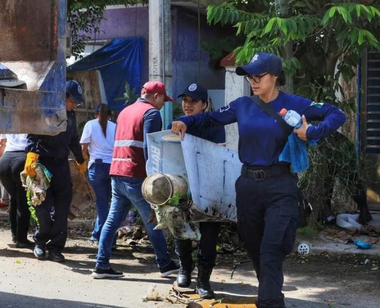Más de 100 toneladas en jornada de descacharrización en Chetumal