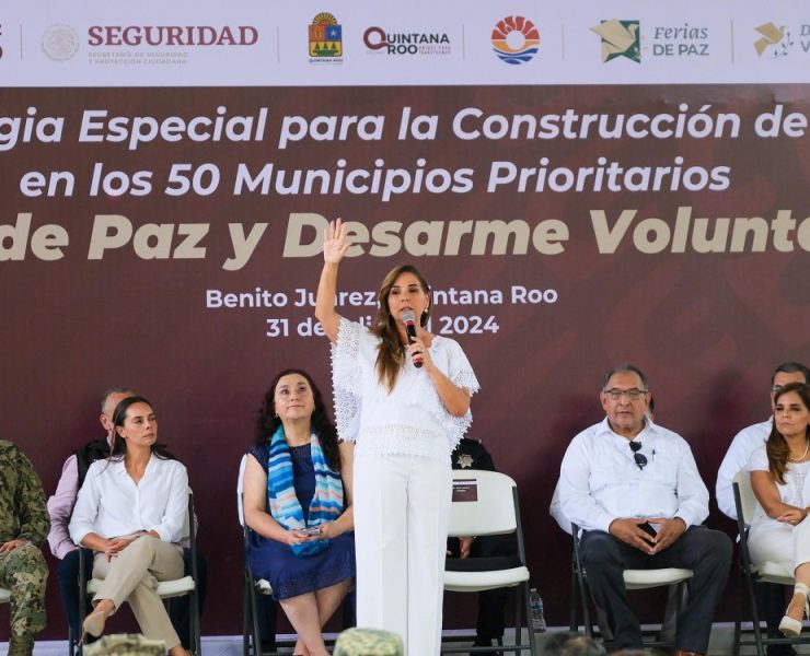 Feria de Paz y Desarme Voluntario en Villas Otoch Paraíso para la Construcción de Paz en Q.Roo 