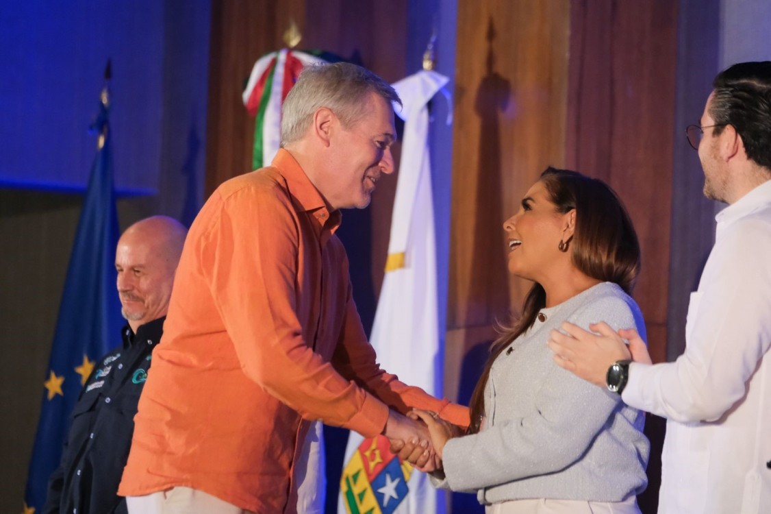 El evento contó con la participación del embajador de la delegación de la Unión Europea en México, Gautier Mignot.