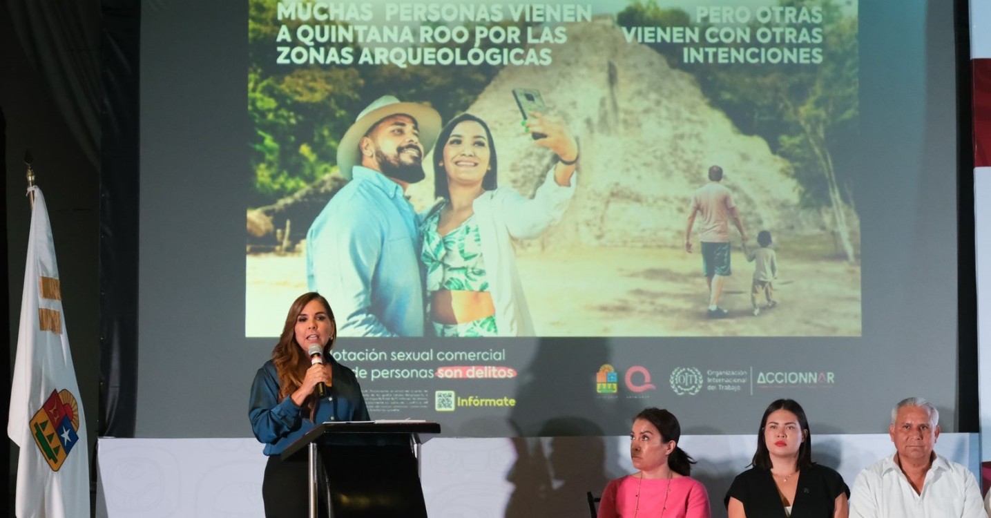 Mara Lezama Espinosa lanzó la campaña “Estrategia contra la explotación sexual comercial en Quintana Roo”