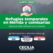 Cecilia Patrón: Meridanos y autoridades nos cuidamos mutuamente de Beryl