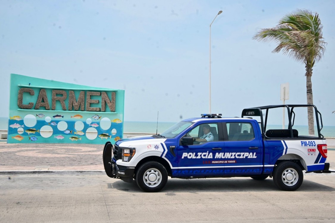 Policía Municipal con logística para brindar seguridad