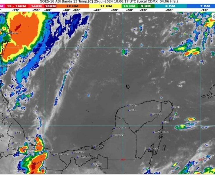 Pronósticos del clima en Quintana Roo 25 de junio 2024