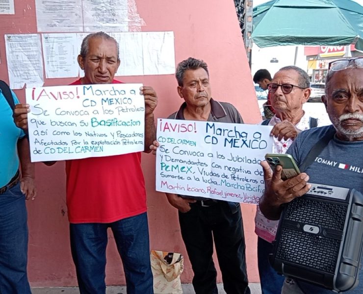 Petroleros despedidos injustamente piden apoyo a los gobiernos federal y estatal