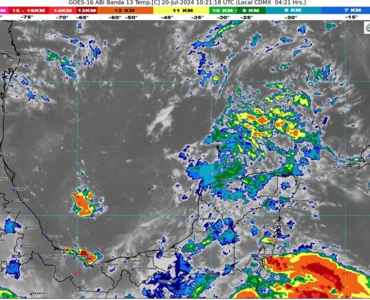 Clima de hoy 20 de julio 2024 en Quintana Roo