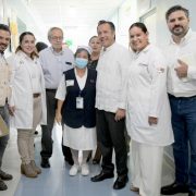 Secretario de Salud Federal y titular del IMSS supervisan el Hospital General de Tarimoya