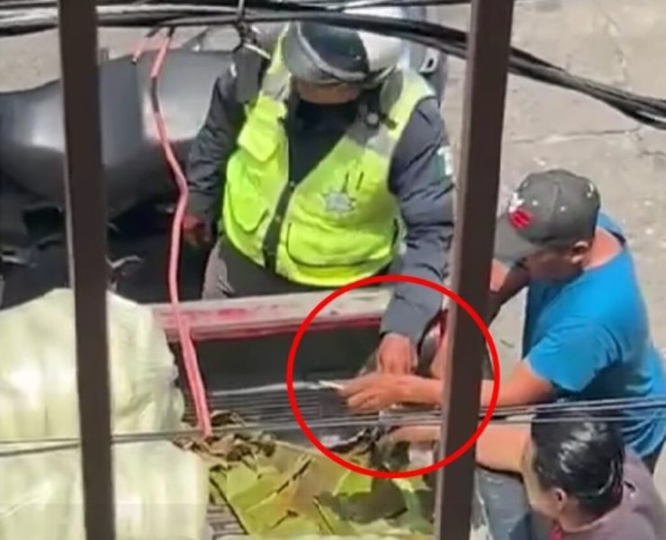 Policía de tránsito en Tabasco es suspendido por recibir “mordida”