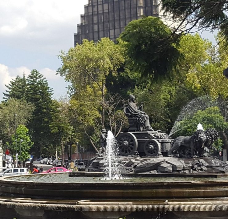 La majestuosa Fuente de Cibeles.
