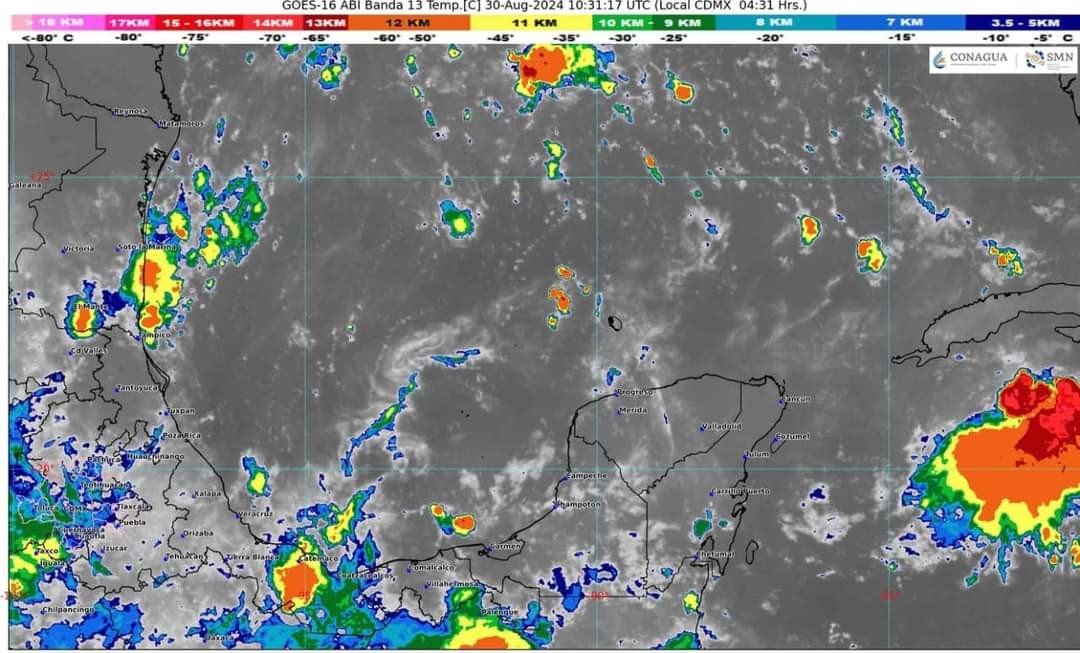 Clima de Quintana Roo 30 de Agosto 2024