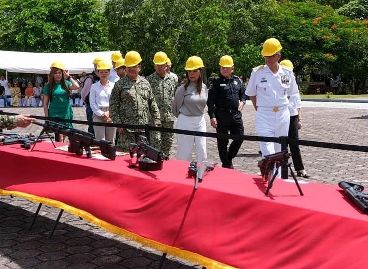 Destrucción de armas avanzamos en la Construcción de Paz: Mara Lezama