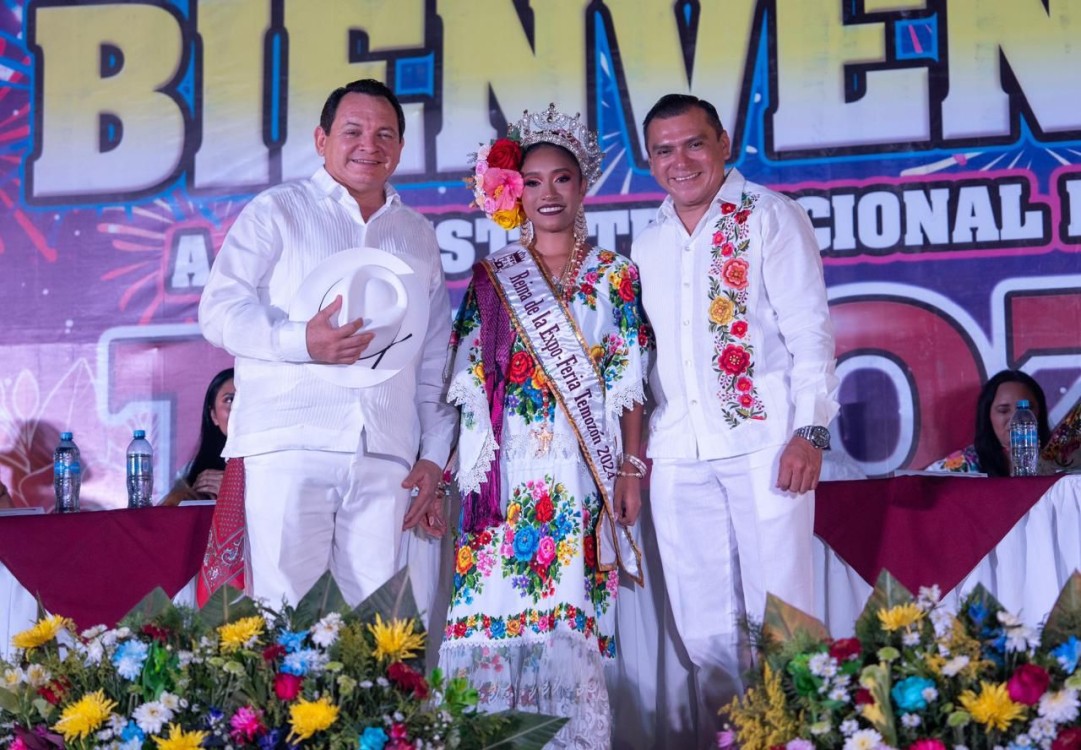 Gobernador electo de Yucatán, Joaquín Díaz Mena, inauguró la Feria de Temozón 2024