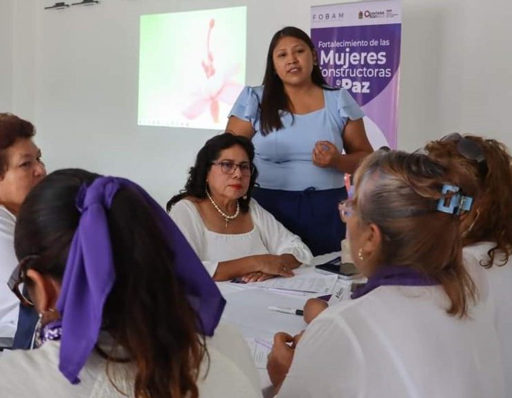 IQM cierra en Bacalar el Taller de Fortalecimiento para Mujeres Constructoras de Paz