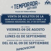 Inicio de la Temporada 2024-2025 en la Plaza de Toros Mérida