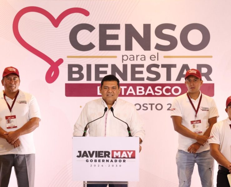 Javier May Rodríguez presentó el Censo para el Bienestar de Tabasco