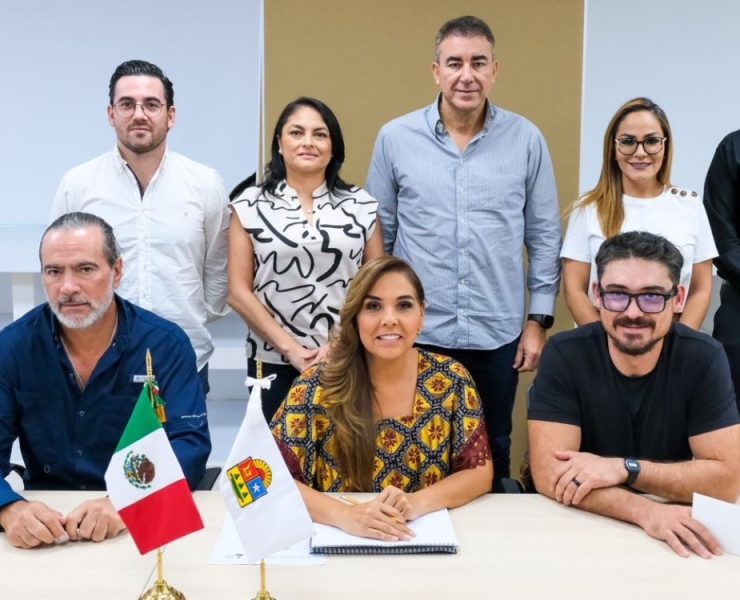 Mara Lezama y Román Meyer supervisan proyectos y regularización de predios en Solidaridad