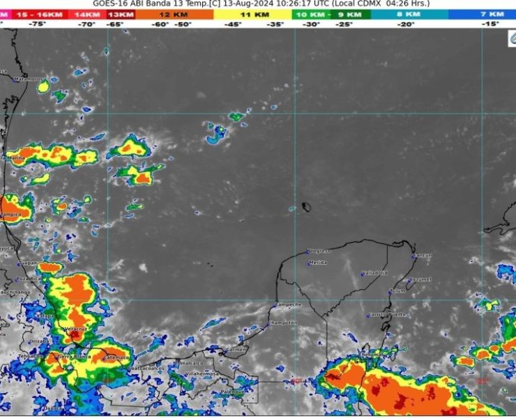 Pronósticos del clima en Quintana Roo 13 de agosto 2024