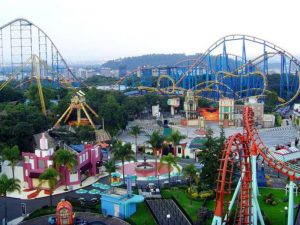 El Parque Six Flags México.