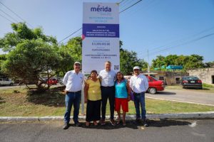 El Ayuntamiento entrega más vialidades, para reforzar la conectividad y seguridad de los meridanos.