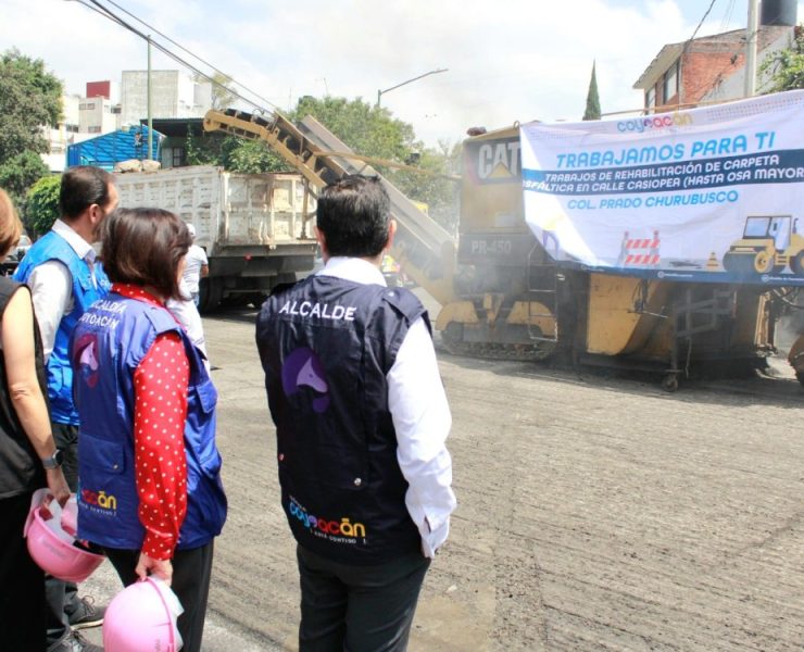 Coyoacán Alcanza un Millón de Metros Cuadrados Repavimentados Bajo la Gestión de Giovani Gutiérrez