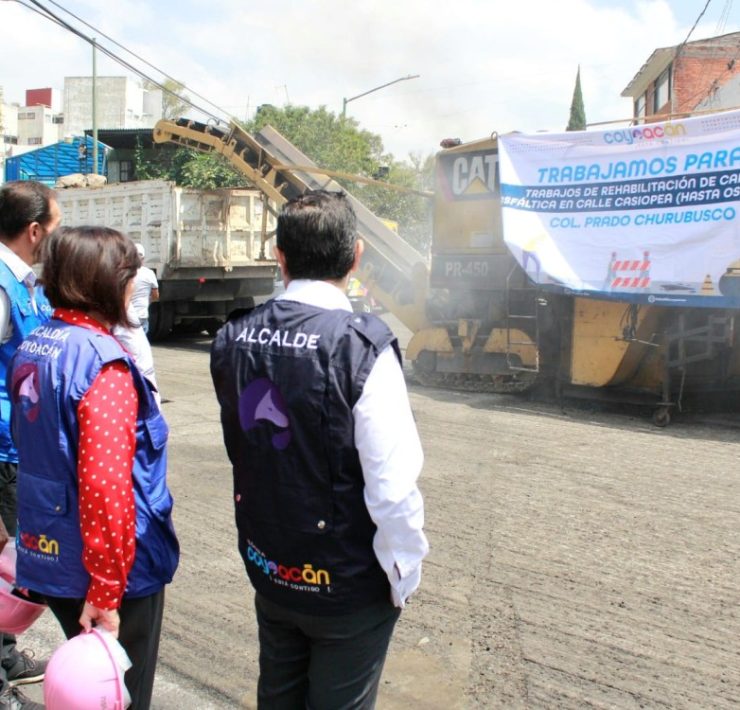 Coyoacán Alcanza un Millón de Metros Cuadrados Repavimentados Bajo la Gestión de Giovani Gutiérrez