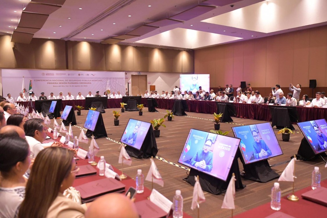 Alcaldes de México participan en la Conferencia Nacional de Seguridad Pública Municipal