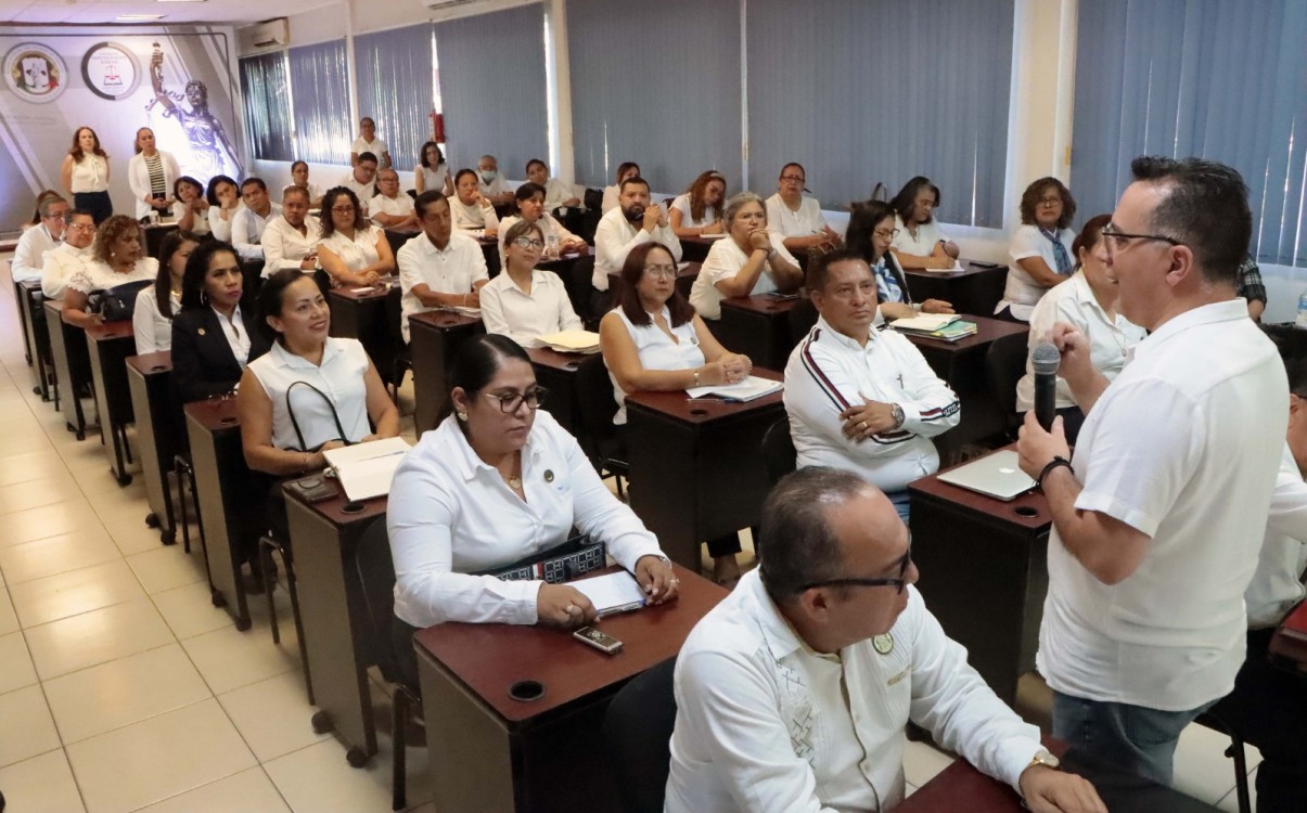 Yaopol Pérez Amaya Jiménez destacó el esfuerzo del Poder Judicial de Tabasco