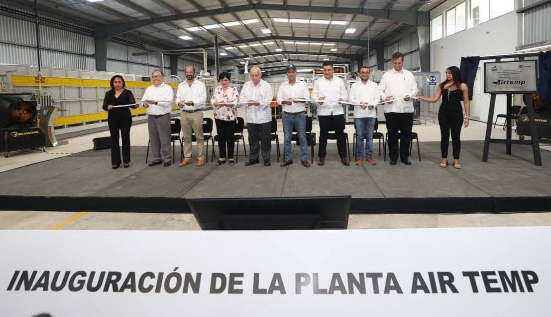 Yucatán, importante referente de la industria, Mauricio Vila inauguró la planta de fabricación de radiadores