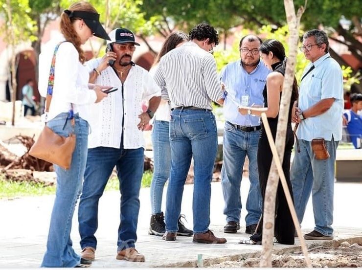 INAH suspende las obras de la Plaza Grande de Mérida