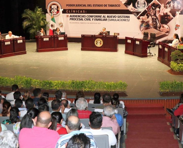 Destacan abogados socialización de reforma a la justicia civil y familiar en Tabasco