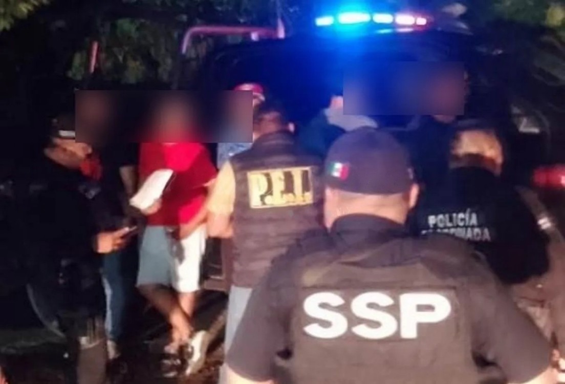 7 personas armadas en Yucatán detenidas en un retén policiaco