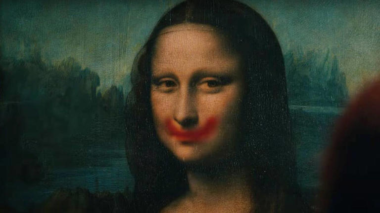 ¿Lady Gaga vandaliza la "Mona Lisa"?