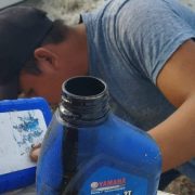 Basura plástica contamina playas de Isla Aguada