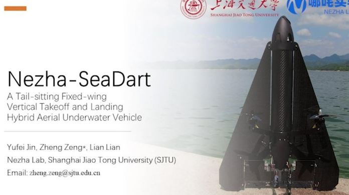 China crea un dron anfibio