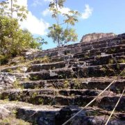 Celebran Bacalarenses inauguración de la zona arqueológica de ICHKABAL a cargo del Presidente de la Republica