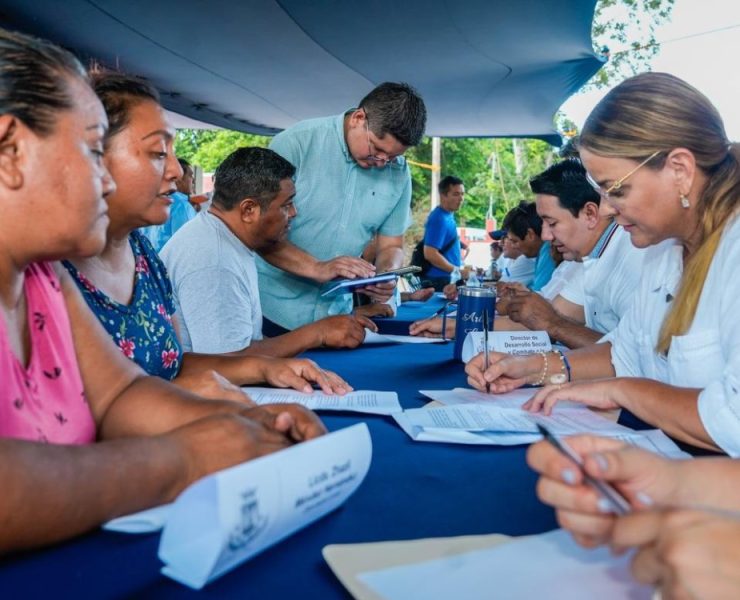 Cecilia Patrón llega a Dzununcán y transforma la comunidad con acciones urgentes
