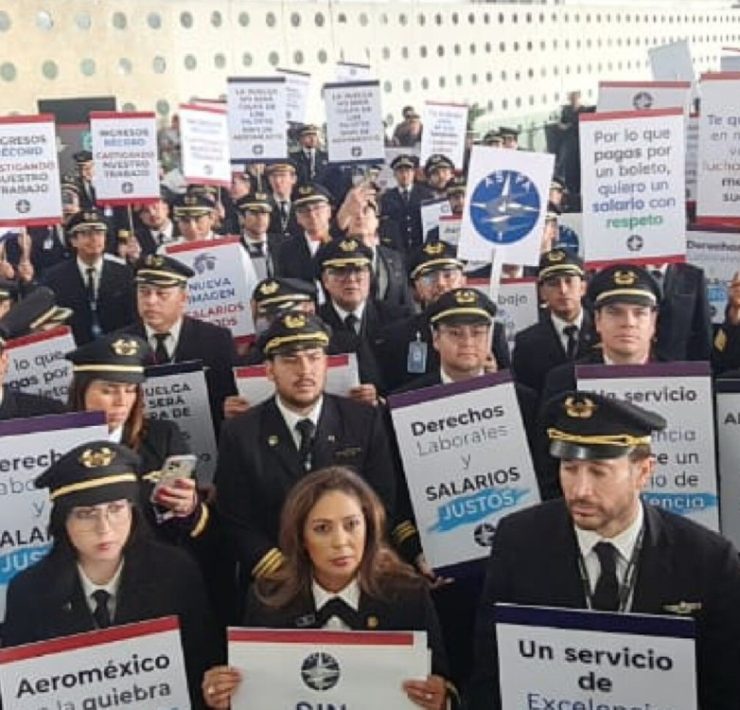 Huelga en Aeropuerto de la CDMX: Pilotos exigen justicia laboral
