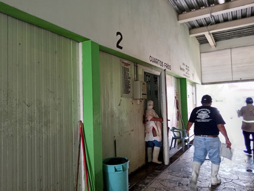 Cuarto frío del mercado se reparó con recursos de los carniceros