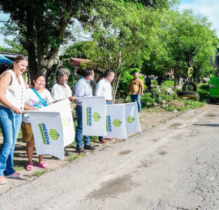Cecilia Patrón supervisa repavimentación y acelera mejoras en Mérida