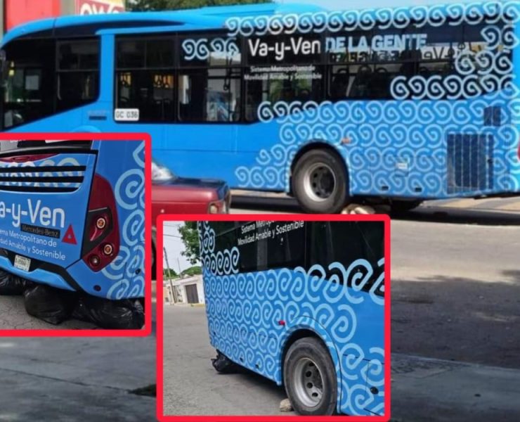 ¡Crisis en Chuburná! Vecinos de Chuburná retienen dos Va y Ven por falta de Luz