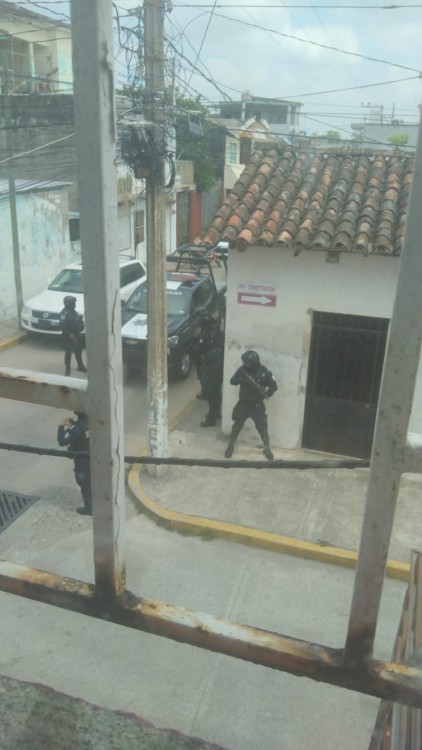 Fuerte operativo de seguridad en Jalapa