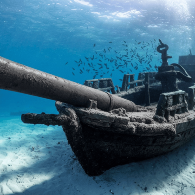 El descubrimiento del barco hundido