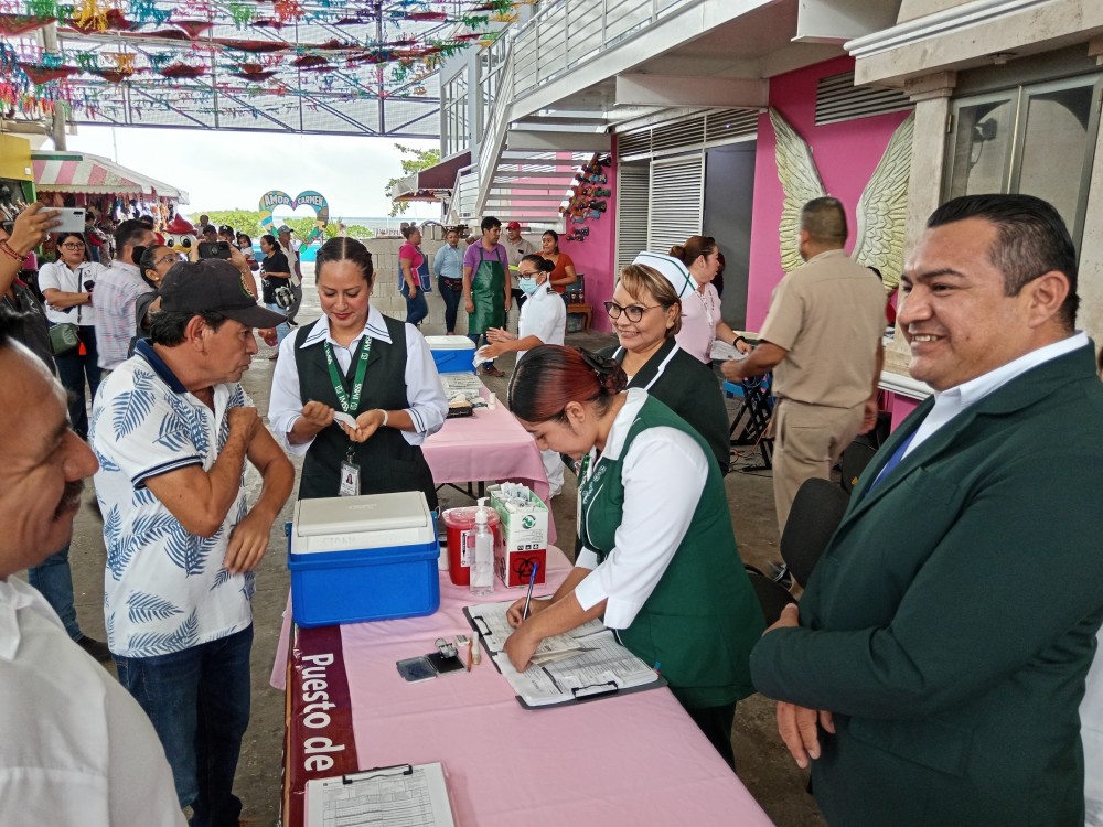 Aplicará más de 42 mil vacunas contra influenza en Carmen y Palizada