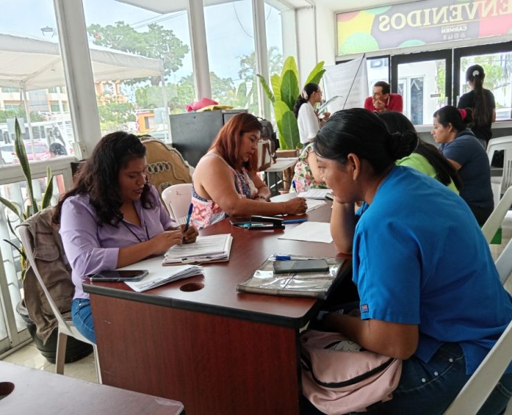 Inscripción de aspintes para el programa “Salud casa por casa”