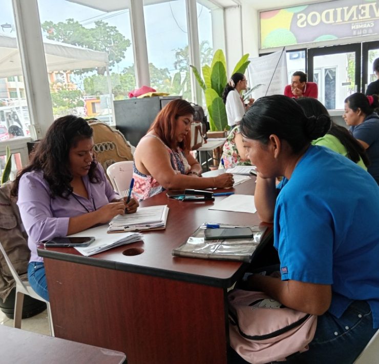 Inscripción de aspintes para el programa “Salud casa por casa”