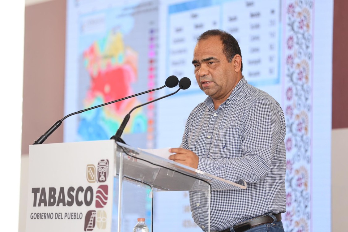 Tras afectaciones de ‘Nadine’ en Tabasco, el Gobierno del Estado, en coordinación con autoridades federales y municipales