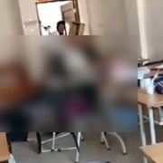 Novio asesina a su novia en salón de clases