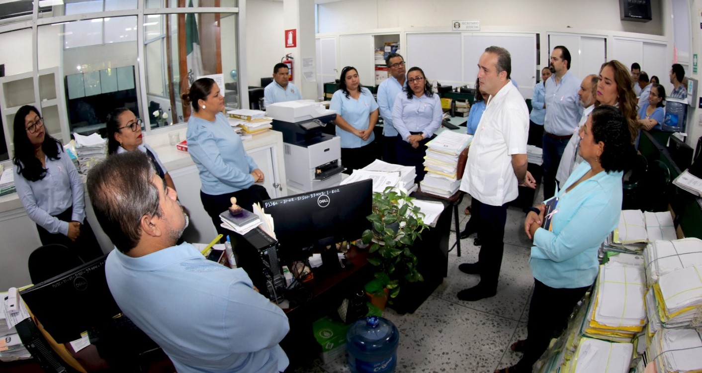 Reséndez Bocanegra inició recorridos en Juzgados de Tabasco